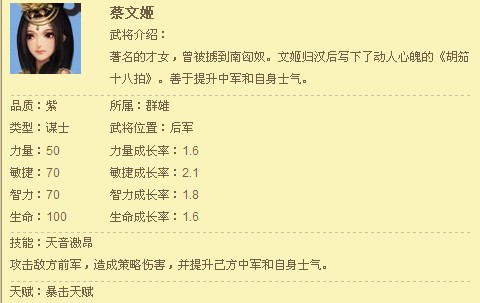 龙将蔡文姬